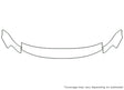 sentra 3M Clear Bra Hood Precut PPF Diagram