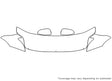 sentra 3M Clear Bra Hood Precut PPF Diagram