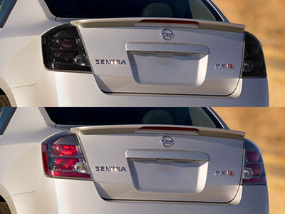 sentra Before and After Smoked Taillights