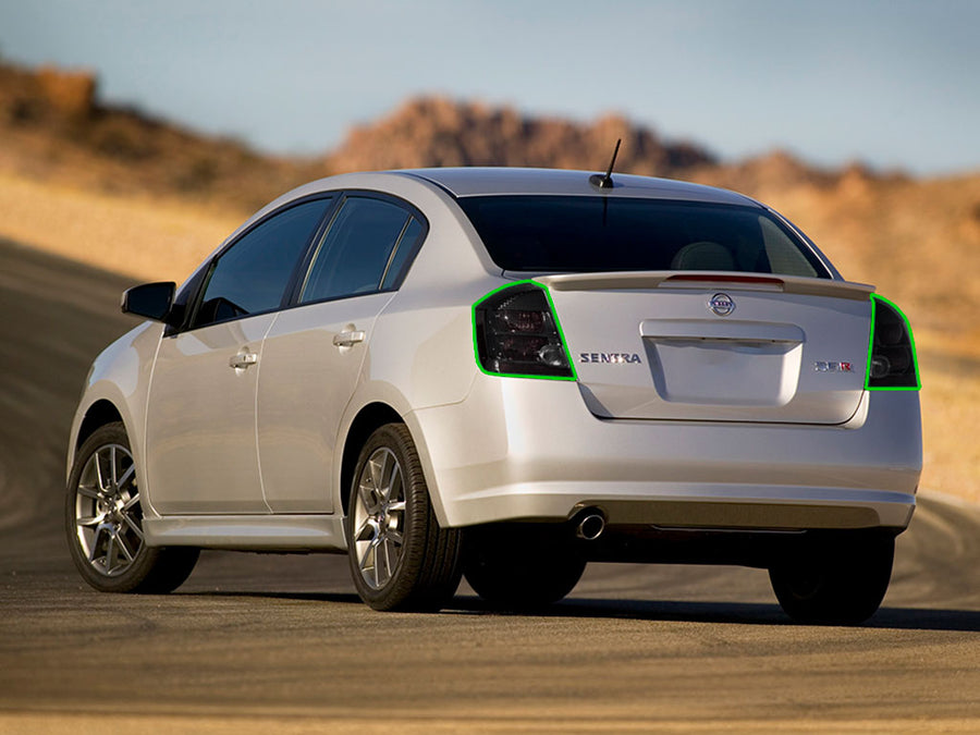 sentra Tail Light Tint Installation Points