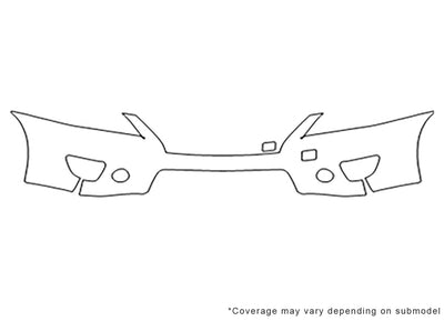 sentra Avery Dennison Clear Bra Bumper Precut PPF Diagram