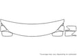 sentra 3M Clear Bra Hood Precut PPF Diagram