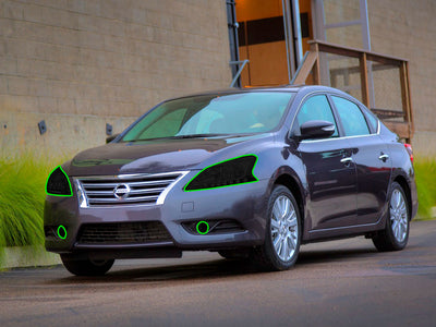 nissan sentra 2013-2015 Headlight Tint Location