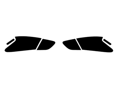 sentra Precut Tail Light Tint Diagram