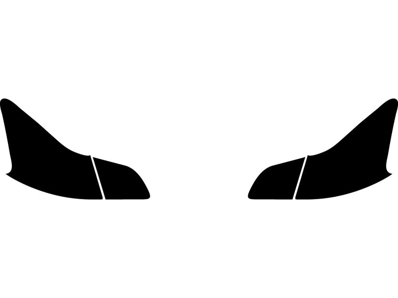 sentra Precut Tail Light Tint Diagram