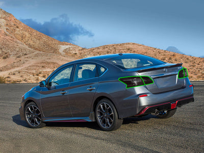 sentra Tail Light Tint Installation Points