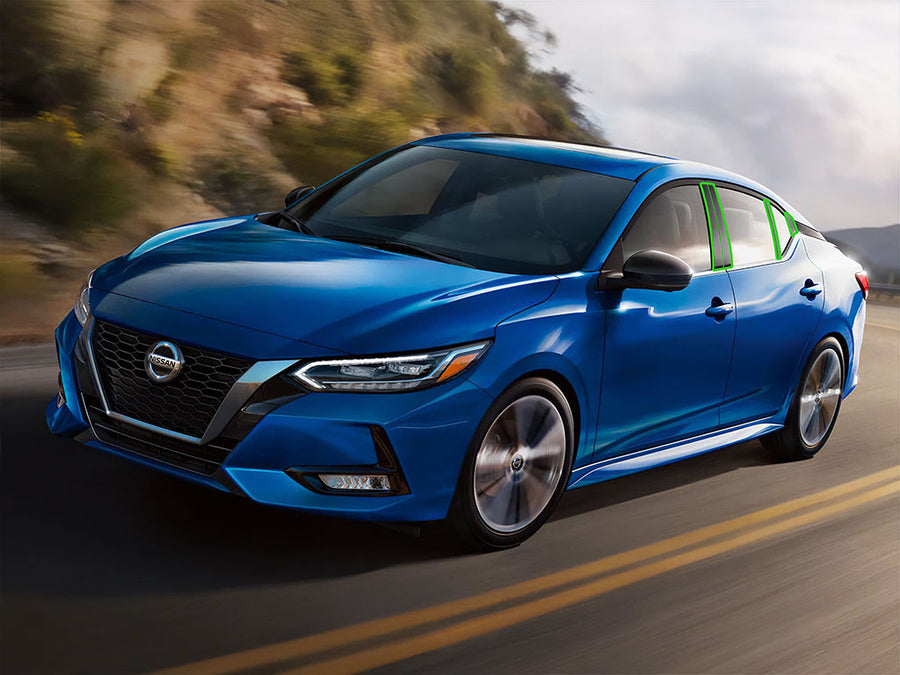 nissan sentra 2020-2024 Pillar Post Trim Installation Location