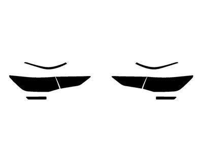 sentra Precut Tail Light Tint Diagram