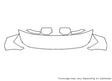 titan Avery Dennison Clear Bra Hood Precut PPF Diagram