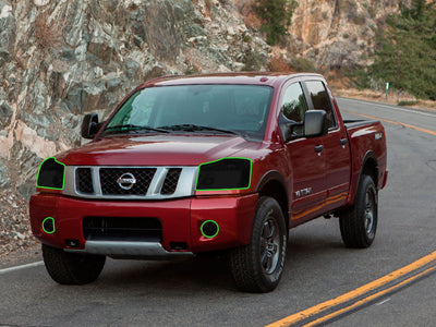 nissan titan 2004-2015 Headlight Tint Location