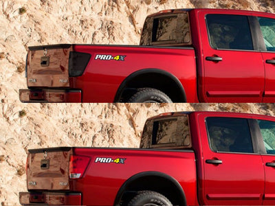 titan Before and After Smoked Taillights