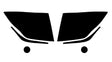 nissan titan 2016-2019 3M Pro Shield Headlight Protecive Film