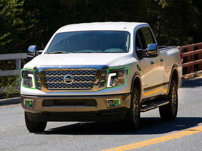 nissan titan 2016-2019 Headlight Protection Installation Location