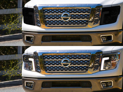 nissan titan 2016-2019 Headlight Tint Appearance