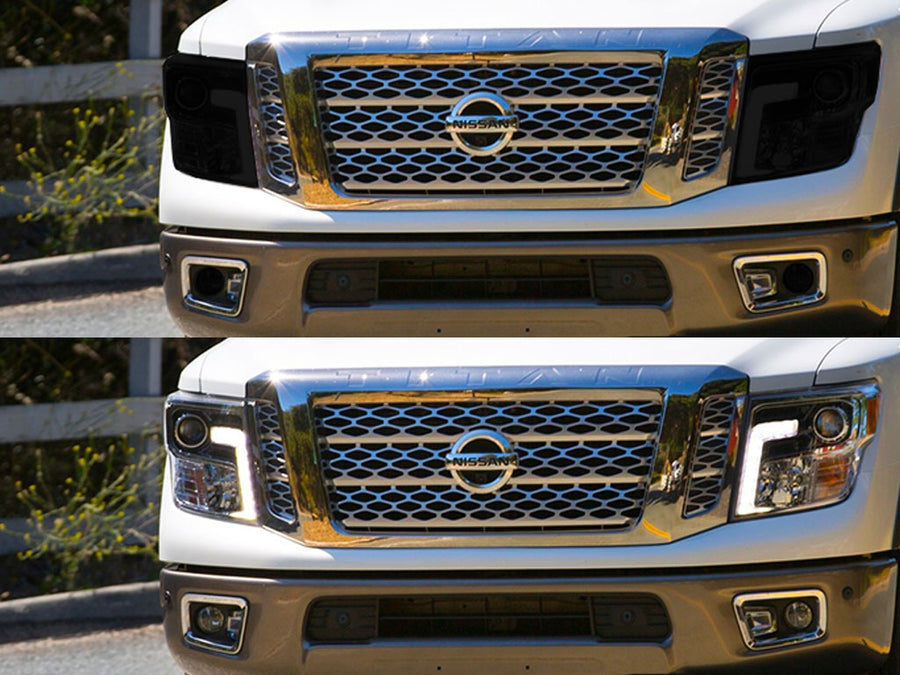 nissan titan 2016-2019 Headlight Tint Appearance