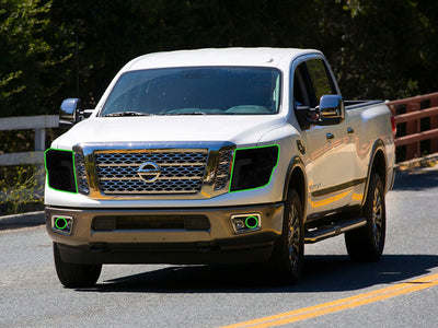 nissan titan 2016-2019 Headlight Tint Location