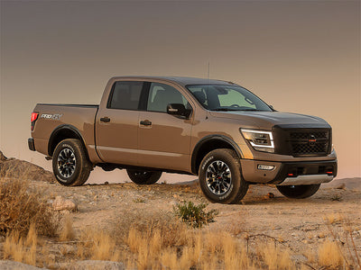 nissan titan 2016-2023 (crew cab) Matte Black Pillar Trim