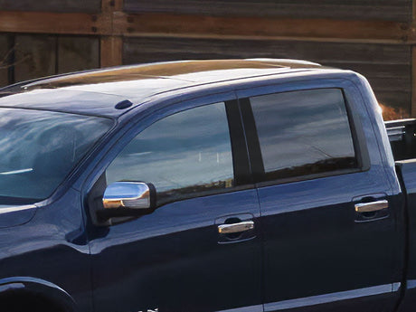 nissan titan 2017-2023 (extended / king cab) Gloss Black Pillar Cover Diagram