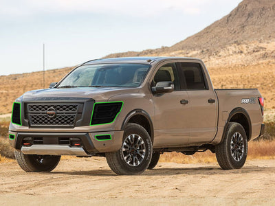nissan titan 2020-2024 Headlight Tint Location