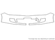 versa Avery Dennison Clear Bra Bumper Precut PPF Diagram