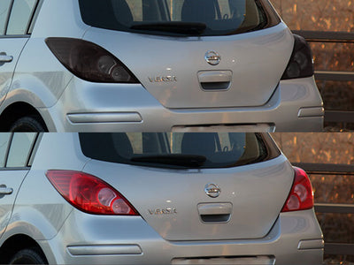 versa (hatchback) Before and After Smoked Taillights