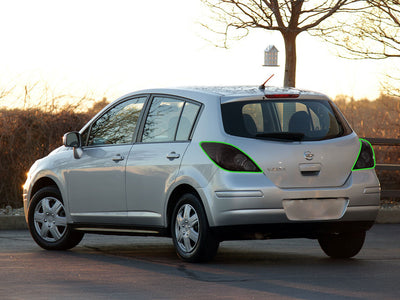versa (hatchback) Tail Light Tint Installation Points