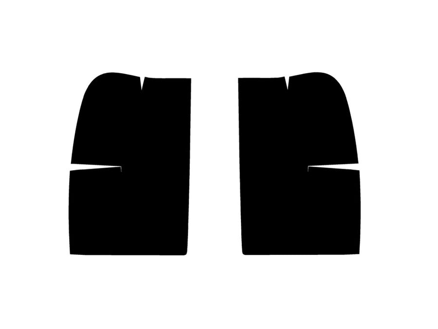 xterra Precut Tail Light Tint Diagram