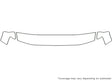 xterra Avery Dennison Clear Bra Hood Precut PPF Diagram