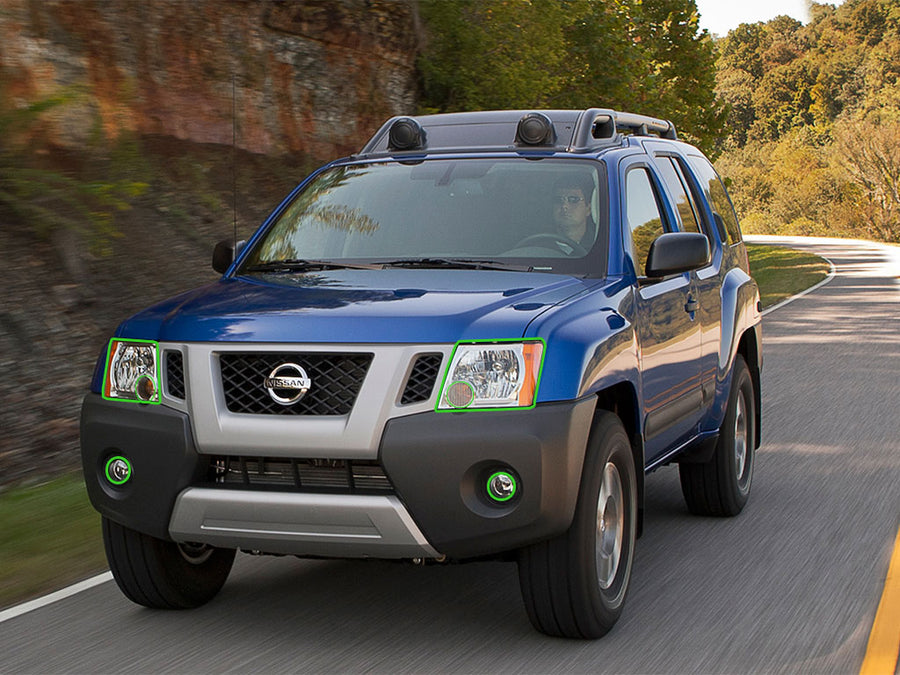 nissan xterra 2005-2015 Headlight Protection Installation Location