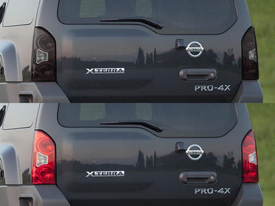 xterra Before and After Smoked Taillights