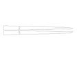 z Avery Dennison Clear Bra Door Cup Precut PPF Diagram