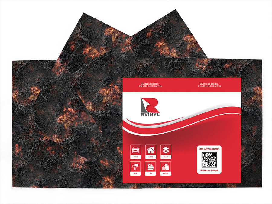 no deception lava Craft Vinyl Sheet Pack