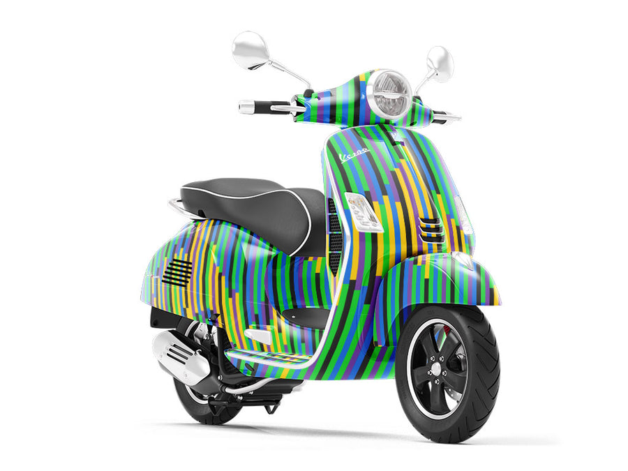 No Grass Abstract Vespa Scooter Wrap Film