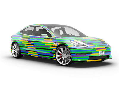 No Grass Abstract Vehicle Vinyl Wrap
