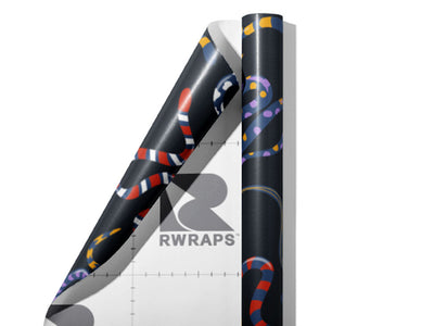 No Hissing Reptile Wrap Film Sheets~Rwraps Series 914 No Hissing Reptile Scrolled Sheet~3