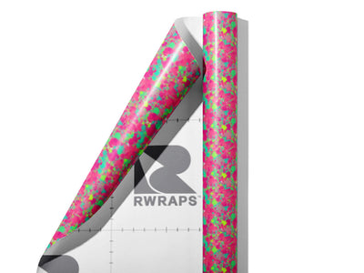No Mistakes Paint Splatter Wrap Film Sheets~Rwraps Series 914 No Mistakes Paint Splatter Scrolled Sheet~3