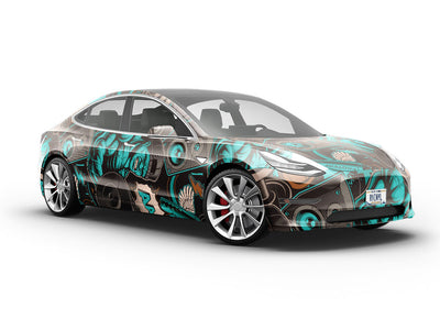 No Pain Graffiti Vehicle Vinyl Wrap