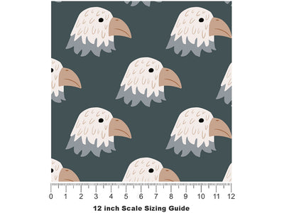 No Sweat Birds Vinyl Film Pattern Size 12 inch Scale~Rwraps No Sweat Birds Sizing Chart~2