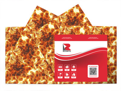 no touching lava Craft Vinyl Sheet Pack
