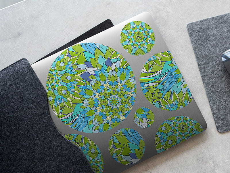 noble isles floral DIY Laptop Stickers