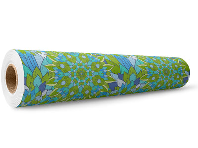 Noble Isles Floral Wrap Film Wholesale Roll~Rwraps Series 914 Digitally Printed Vinyl Roll~5