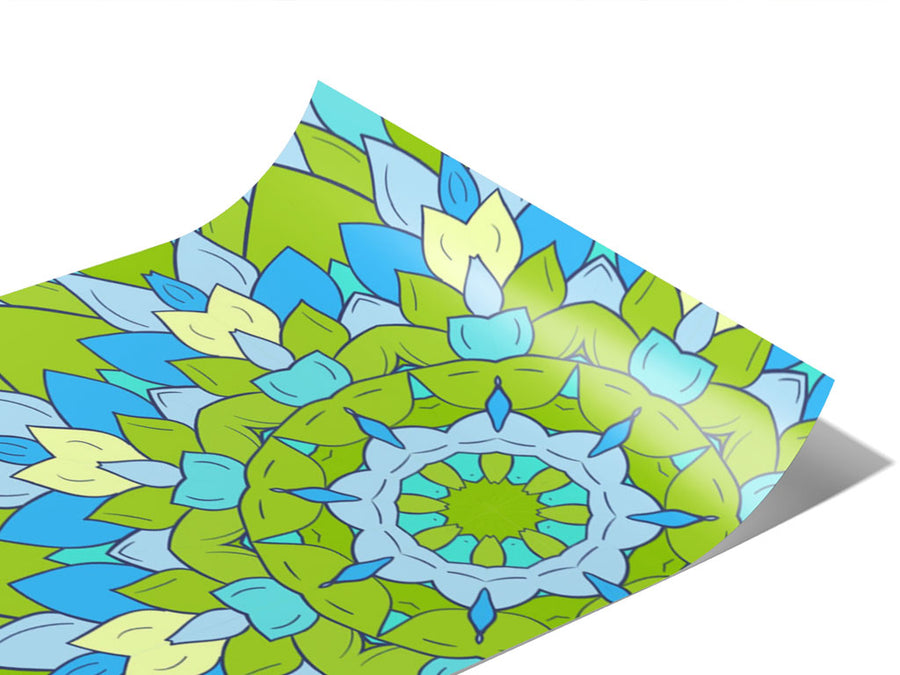 Noble Isles Floral Vinyl Wraps~Rwraps Series 914 Digitally Printed Vinyl Wrap~0