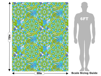 Noble Isles Floral Vehicle Wrap Scale~Rwraps Series 914 Noble Isles Floral Measurements~1