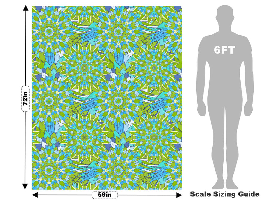 Noble Isles Floral Vehicle Wrap Scale~Rwraps Series 914 Noble Isles Floral Measurements~1