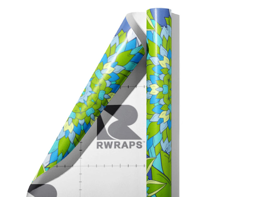 Noble Isles Floral Wrap Film Sheets~Rwraps Series 914 Noble Isles Floral Scrolled Sheet~3