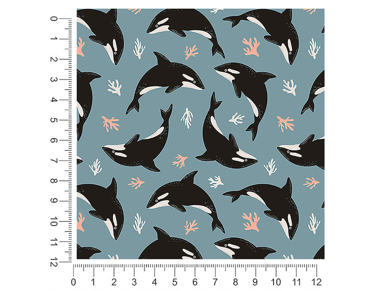 noble orcas salt water 1ft x 1ft Craft Sheets