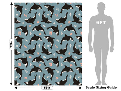 Noble Orcas Marine Life Vehicle Wrap Scale~Rwraps Series 914 Noble Orcas Marine Life Measurements~1