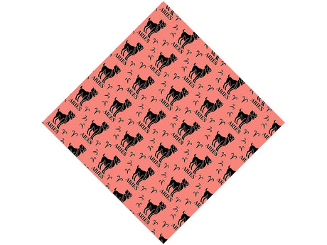 Noble Ram Astrology Vinyl Wrap Pattern