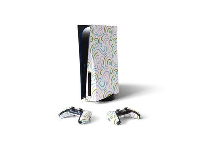 north winds abstract geometric Sony PS5 DIY Skin