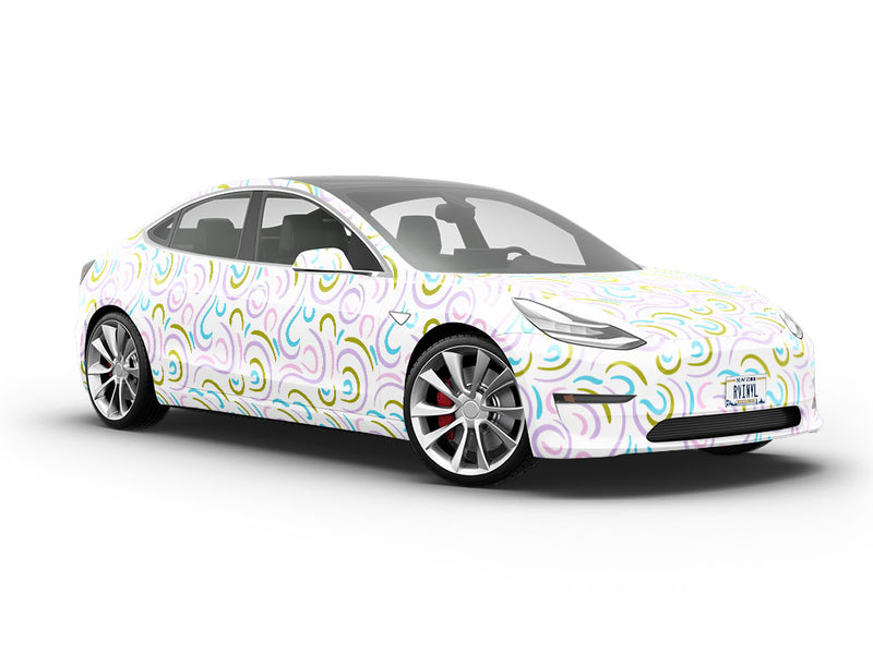 North Winds Abstract Vehicle Vinyl Wrap